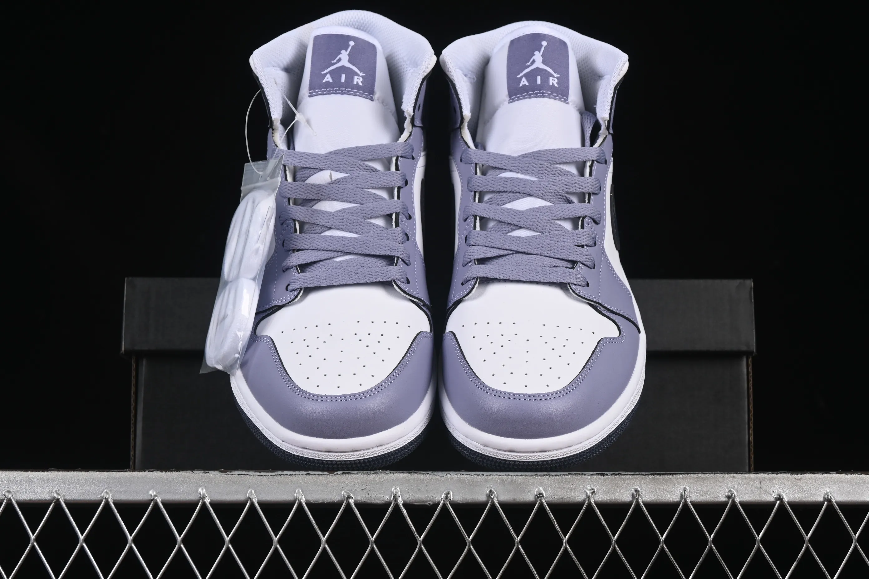 All categories Air Jordan Jordan series basketball shoes Air Jordan 1 Mid Air Jordan 1 Mid AJ1 Joe 1 haze purple mid-top cultural and casual sneakers DQ8426-145